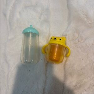 Yellow Bear Sippy Cup and Blue Bottle Set
